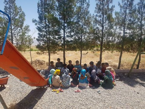 تابستان شاد اعضای کتابخانه سیار روستایی زیرکوه در کانون خراسان جنوبی