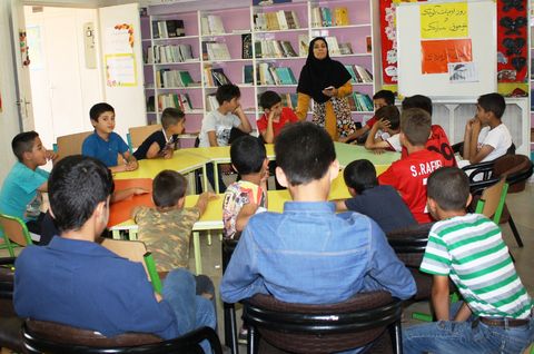 گزارش تصویری گرامی‌داشت روز ادبیات کودکان و نوجوانان در کانون پرورش فکری کودکان و نوجوانان استان قزوین