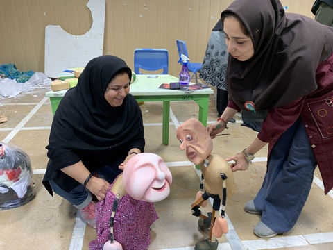 کارگاه آموزشی نمایش عروسکی در مرکز آموزش ساری