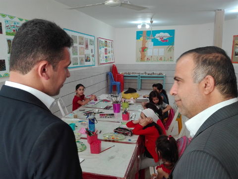 بازدید فرماندار شهرستان لالی و مدیرکل کانون خوزستان از فعالیت های تابستانی کانون