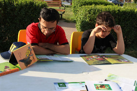 طرح پویش فصل گرم کتاب در سنندج به روایت تصویر