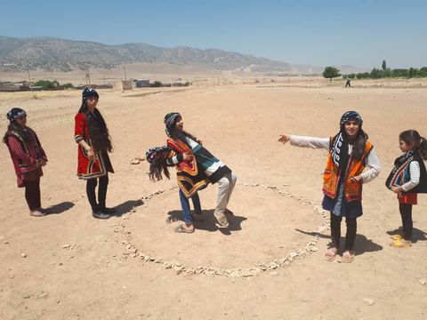 بازی های بومی محلی در روستای ده باقر خرم آباد
