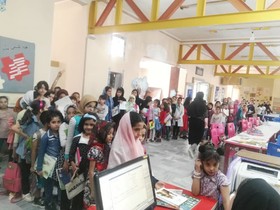 صف امانت کتاب در مرکز فرهنگی‌هنری مجتمع زاهدان(سیستان و بلوچستان)