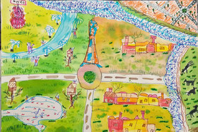 مسابقه‌ی نقاشی تصویر من از شهر دوستدار کودک در سمنان