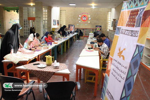 چهارمین انجمن تخصصی نقاشی در مرکز شماره 3 کانون تهران/ عکس از یونس بنامولایی