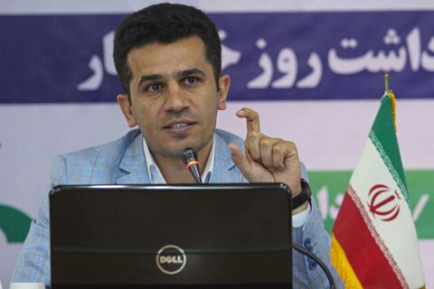 نشست خبری مدیرکل کانون خوزستان به مناسبت روز خبرنگار در اهواز- عکاس علی لطیفی