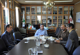 نشست تخصصی مدیرکل کانون استان اردبیل با مسئول انجمن سینمای جوان