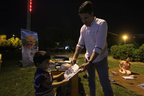 طرح پویش «فصل گرم کتاب» کانون پرورش فکری خوزستان در اهواز