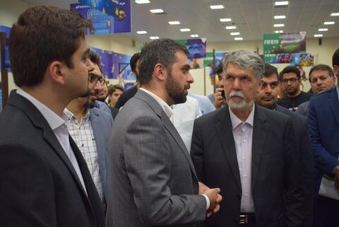 بازدید وزیر فرهنگ و ارشاد اسلامی از روند برگزاری رقابت‌های جام قهرمانان بازی‌های ویدیویی ایران
