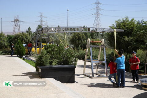 اردوی اعضای پسر کانون تهران در پارک انرژی ـ نیروگاه رودشور/ عکس از الهه علیرضالو