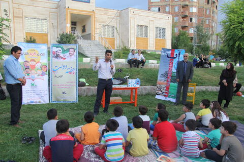 هشتمین و آخرین هفته از پویش فصل گرم کتاب در پارک حضرت قائم «عج» ارومیه