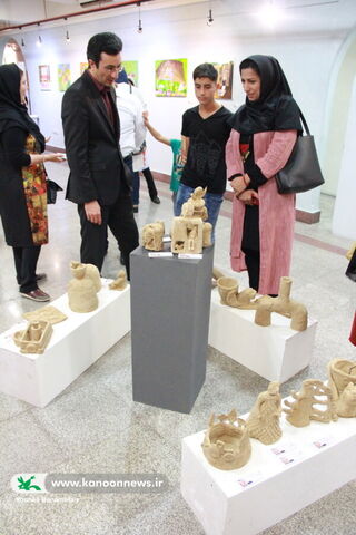 نمایشگاه هنرهای تجسمی اعضای کانون استان تهران در نگارخانه صبا/ عکس از یونس بنامولایی