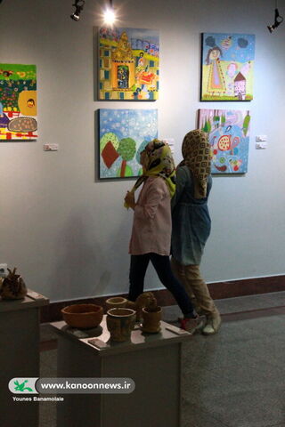 نمایشگاه هنرهای تجسمی اعضای کانون استان تهران در نگارخانه صبا/ عکس از یونس بنامولایی