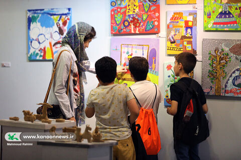 نمایشگاه هنرهای تجسمی اعضای کانون استان تهران در نگارخانه صبا