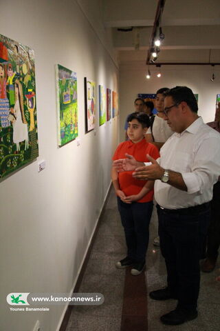 پنجمین انجمن نقاشی کانون استان تهران در گالری صبا/ عکس از یونس بنامولایی