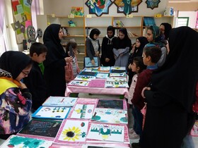 نمایشگاه آثار اعضا کارگاه‌های تابستانی در کانون نمین