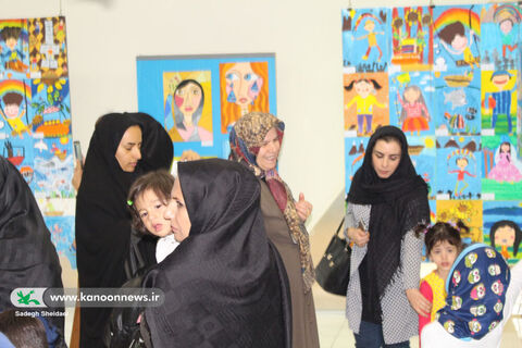افتتاح نمایشگاه آثار نقاشی و سفال کارگاه‌های تابستانی مجتمع کانون تبریز