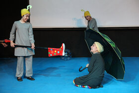 Performing «Houshang, the Turtle» at the kanoon Theater Center