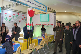 افتتاح غرفه کانون آذربایجان شرقی در نمایشگاه استانی هفته دفاع مقدس