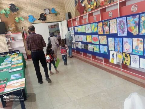 نمایشگاه آثار اعضای کانون پرورش فکری استان زنجان در مراکز