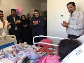 شادی هدیه کانون به کودکان بیمارستان فوق تخصصی اکبر