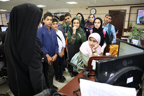 بازدید اعضای فعال مراکز کانون از خبرگزاری فارس