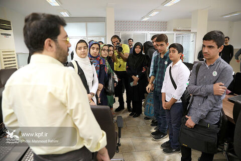 بازدید اعضای نخبه کانون از خبرگزاری مهر