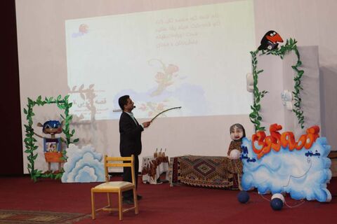 قصه گویی منتخبان مرحله استانی بیست و دومین جشنواره بین المللی قصه گویی در خراسان شمالی