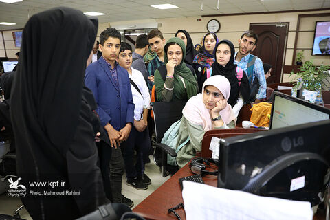 بازدید اعضای نخبه کانون از خبرگزاری فارس