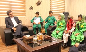 مدیرکل حفاظت محیط زیست سیستان و بلوچستان میزبان کودکان کانون پرورش فکری