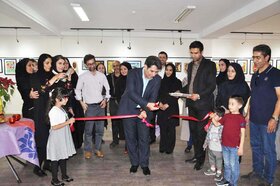 افتتاح نمایشگاه آثار هنری اعضای مراکز کانون در کرج