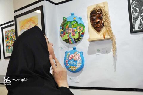 افتتاح نمایشگاه آثار هنری اعضای کانون استان البرز