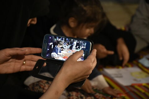 کاروان پیک امید کانون در راهپیمایی اربعین مرز مهران