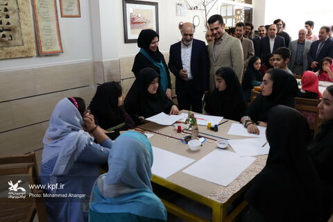 آییین گشایش سومین انجمن خوشنویسی نوجوانان کانون خوزستان در اهواز