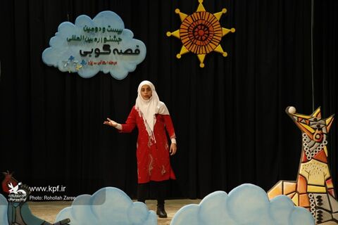 عصر نخستین روز برگزاری بیست و دومین جشنواره‌ی قصه‌گویی استان یزد- مهر 98