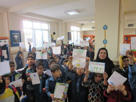 کودکان کرمانشاهی به استقبال هفته کتاب‌وکتاب‌خوانی رفتند