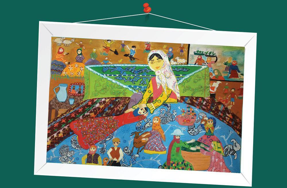 کسب نشان برنز و لوح تقدیر عضو کانون پارس‌آباد از مسابقه نقاشی«هیکاری» ژاپن