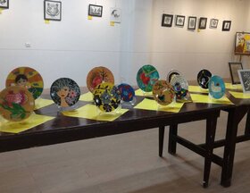 نمایشگاه هنرهای تجسمی «آفرینش» در جهرم برپا شد