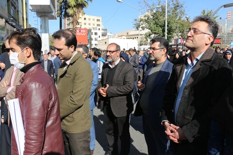 حضور کارکنان کانون فارس در راهپیمایی