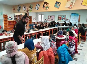 انجمن قصه‌گویی «قاف مثل قصه» در مرکز شماره ۳ کانون پرورش فکری کرمانشاه برگزار شد