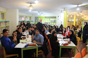 نخستین جلسه انجمن خوشنویسی اعضا کانون تهران