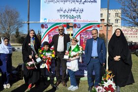 مراسم استقبال از ۲ عضو کانون پرورش فکری کودکان و نوجوانان زنجان
