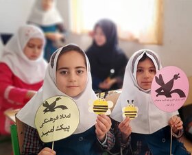 گزارش تصویری پیک امید کانون پرورش فکری زنجان در مناطق کم برخوردار خدابنده