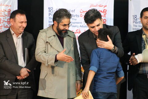 اختتامیه هجدهمین جشنواره هنرهای نمایشی کانون خوزستان در اهواز