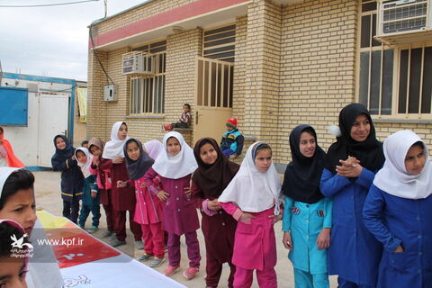 امداد فرهنگی کانون با مشارکت آموزش و پرورش عشایری خوزستان در منطقه سرگچ
