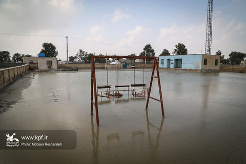 حضور گروههای فرهنگی کانون در مناطق سیلزده هرمزگان