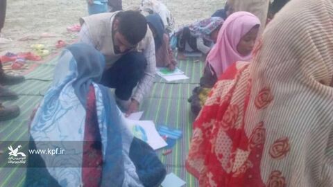 امداد فرهنگی پیک امید خراسان جنوبی در سیستان و بلوچستان
