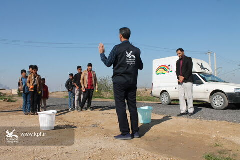 سفر کاروان«فجرانه پیک اُمید» کانون خوزستان به روستای مگطیع یبر