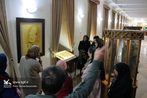 بازدید اعضای مکاتبه‌ای کانون استان تهران از موزه پست و ارتباطات/ عکس: یونس بنامولایی