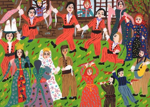 ساحل امینی برگزیده مسابقه بین‌المللی نقاشی نوازاگورا کشور بلغارستان
